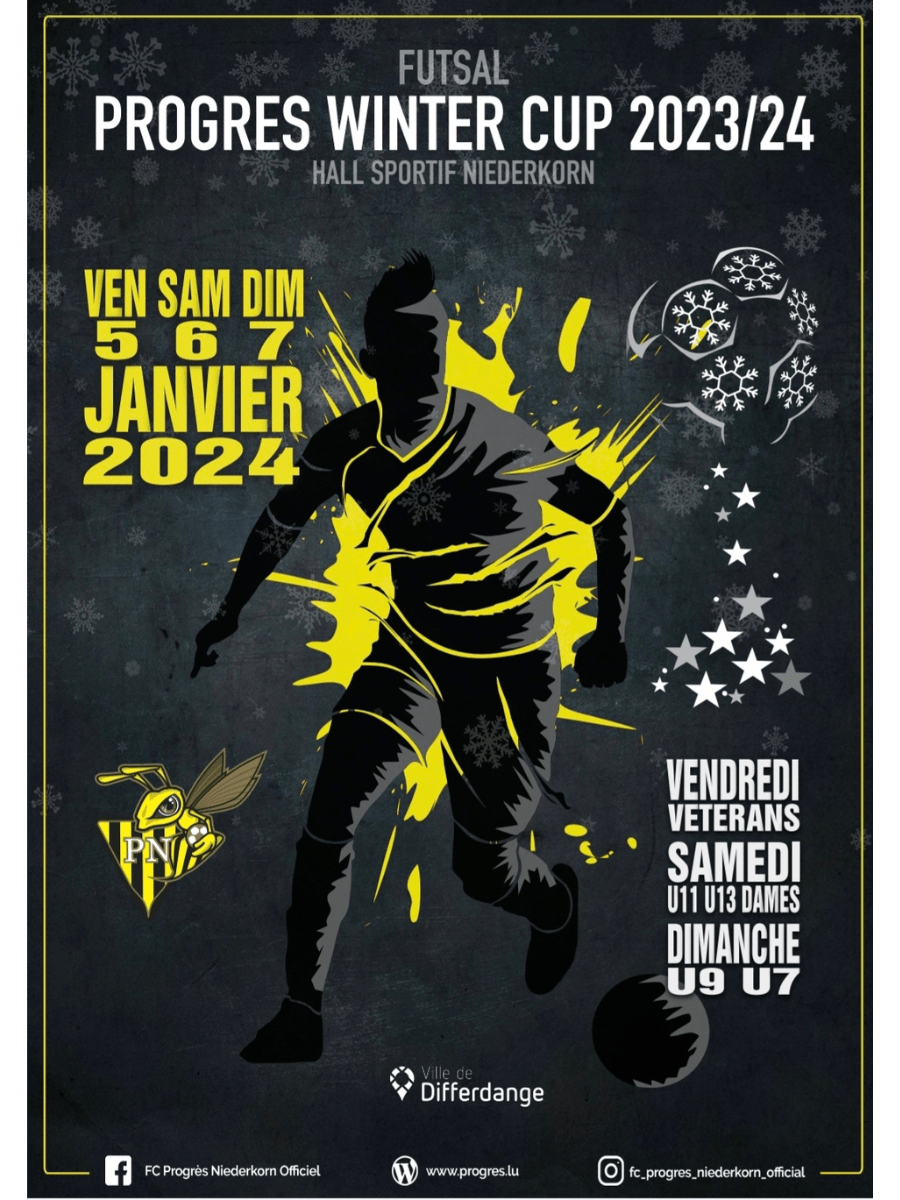 FC PN - PROGRES WINTER CUP - AfficheFC PN - PROGRES WINTER CUP - Affiche