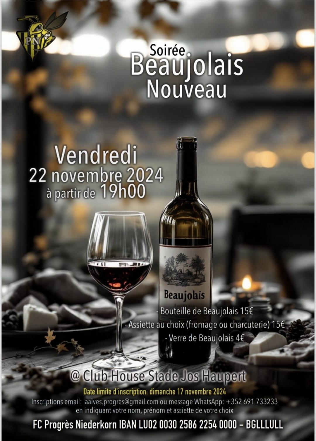 FC PN - Beaujolais Nouveau - Affiche