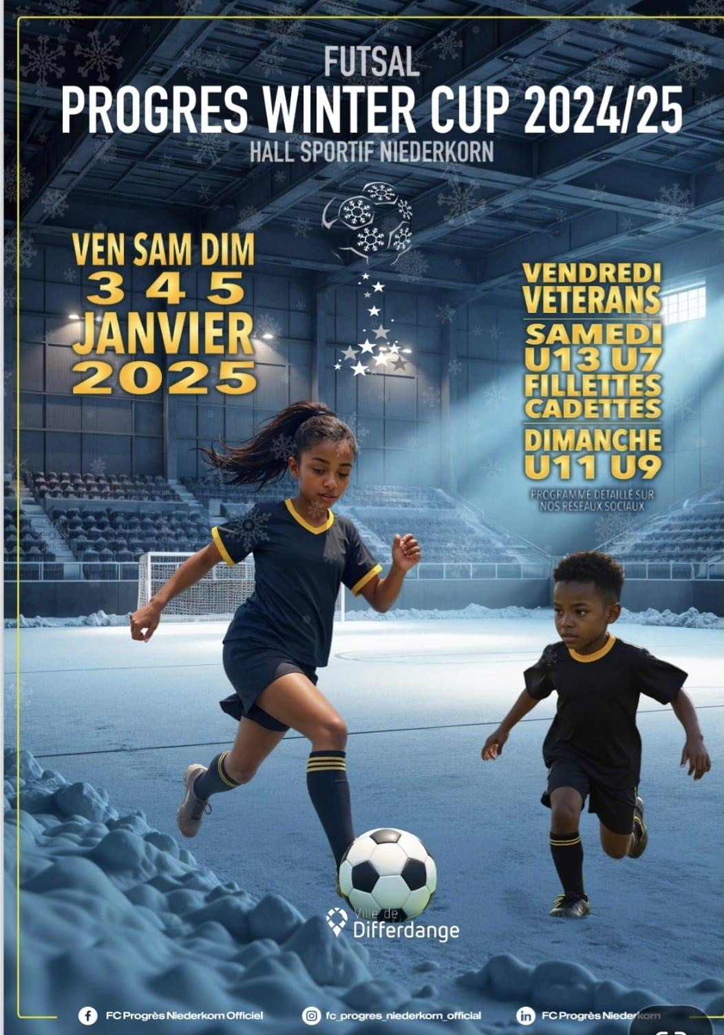 FC PN - Progrès Winter Cup - Affiche